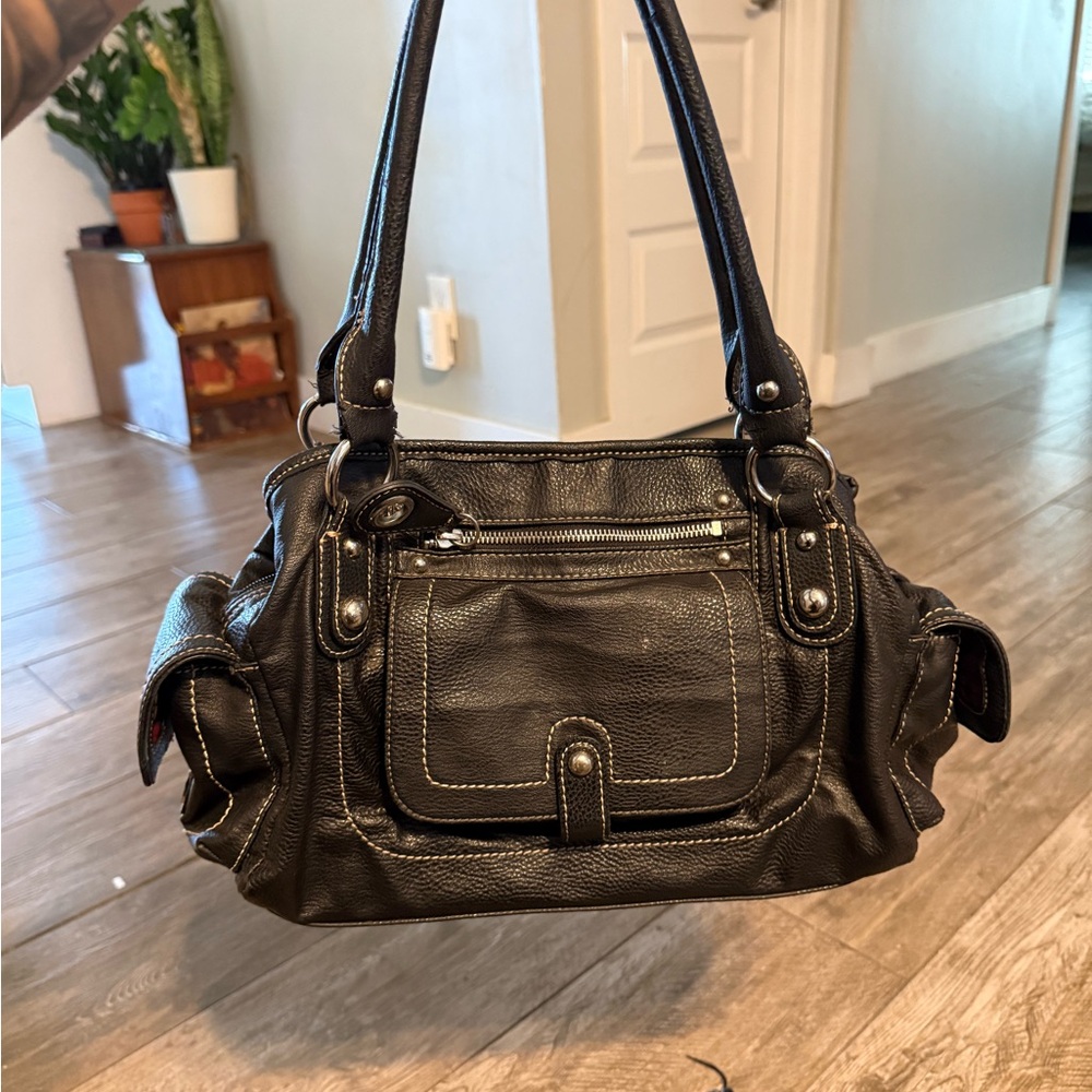 Franco Sarto Black Shoulder Bag